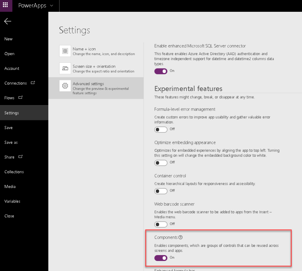 Enable PowerApps Component Framework for Canvas Apps - Joe Gill