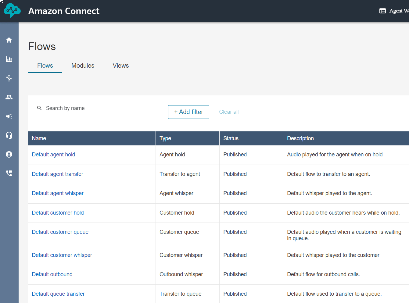 Amazon Connect - Flows